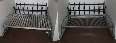 Griglia per cotture in acciaio Inox