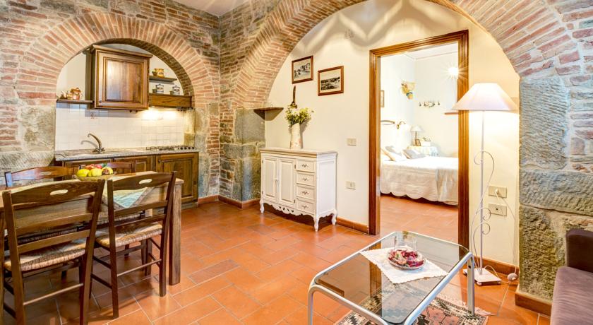 Appartamento Spiga, Soggiorno con cucina in Agriturismo