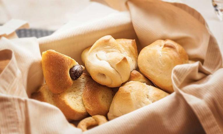 Pane fresco ottimo per la colazione