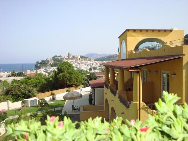 Hotel 4 stelle con vista panoramica Lipari 