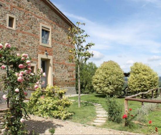 Appartamento in Agriturismo Arezzo con giardino esterno 