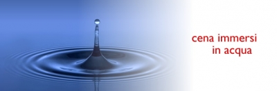 Cena particolare, cenare immersi in acqua