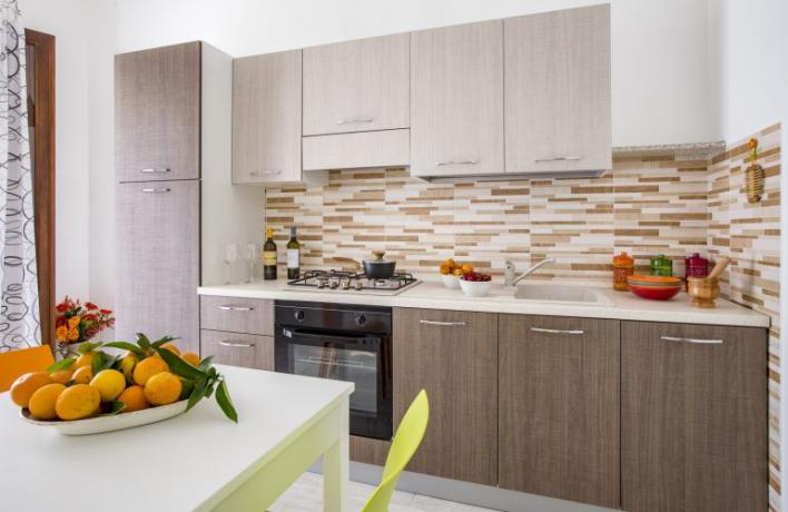 Casa vacanze San-Vito-lo-Capo cucina abitabile vicino al mare