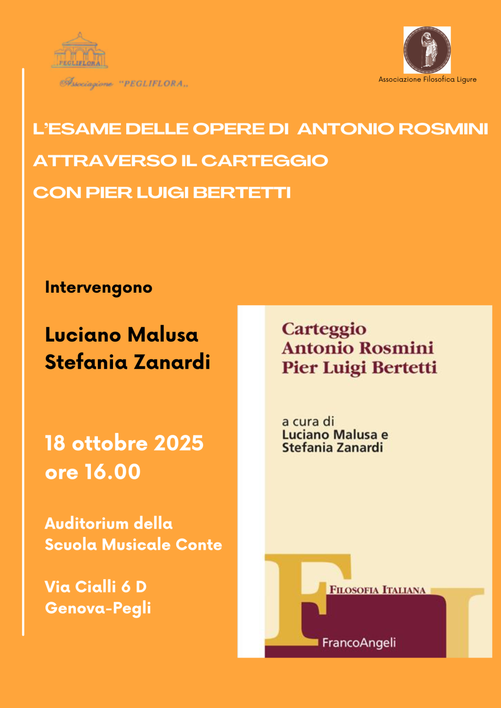 Il carteggio di Antonio Rosmini con Pier Luigi Bertetti