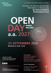 Open day Istituto freudiano scuola psicoterapia Roma 22 settembre 2026