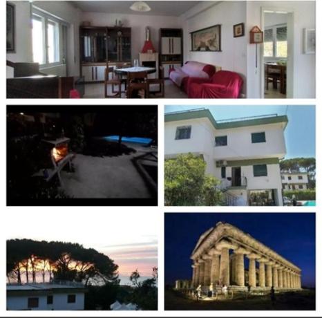 Villa famiglie e gruppi Paestum con piscina