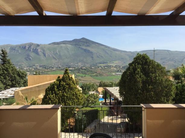 Resort Castellammare del Golfo con vista piscina 