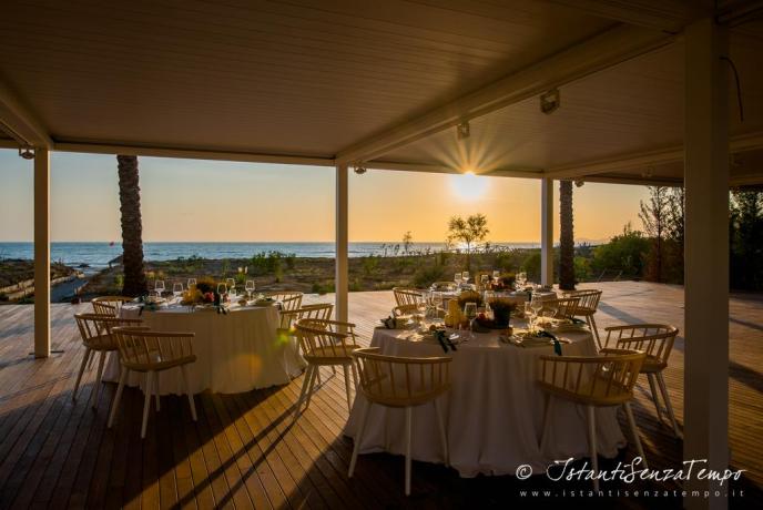 Ristorante vista mare hotel4stelle a Baia Domizia