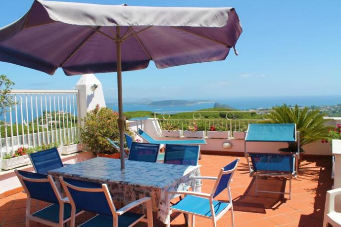 Casa vacanze terrazzo con vista panoramica Barano d'Ischia 