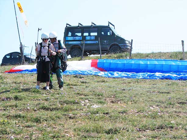 Volo con Parapendio in Tandem sul Monte Subasio