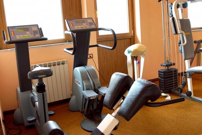 Palestra attrezzata Hotel Abruzzo ritiri sportivi 