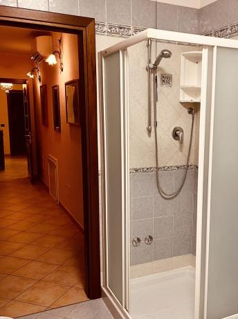 Bathroom with Shower in Central Umbria Vacation Villa