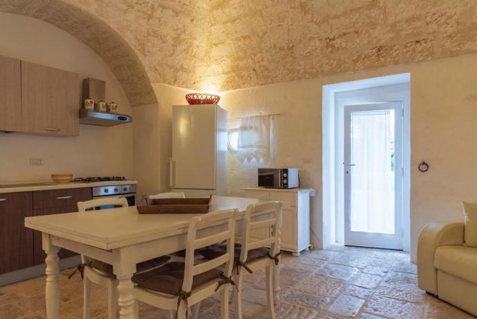 Cucina attrezzata SuiteSuperior la Stalla Masseria Manduria