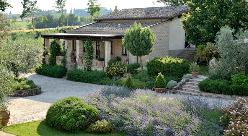 Giardino con lavanda  