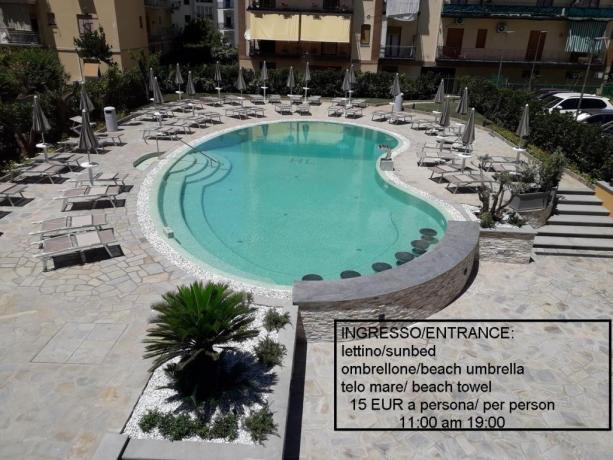 Piscina Convenzionata per i nostri clienti a Sorrento