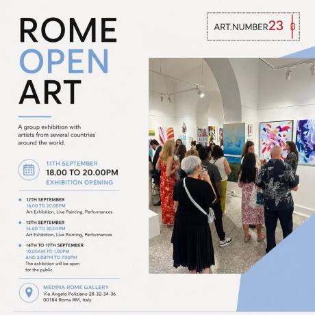 Art Number 23 “Rome Open Art” Festival 2026