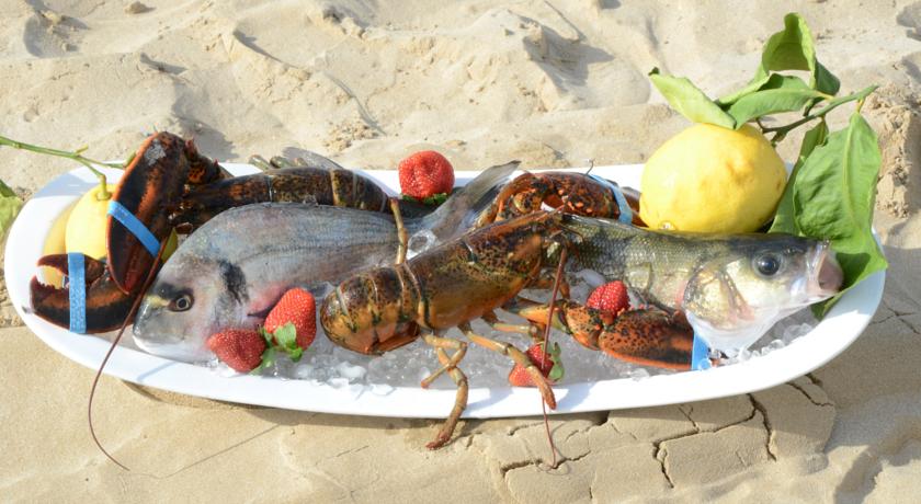Pesce fresco all'hotel Astoria a Fano