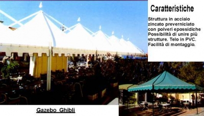 produzione e vendita gazebo in Umbria