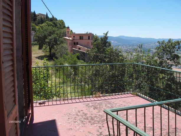 Balcone del con vista panoramica 