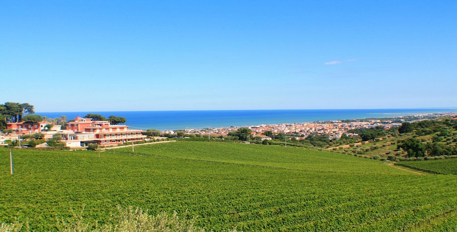 Vista Panoramica su Tortoreto, Teramo 