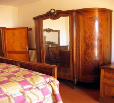 Detail of the double bedroom