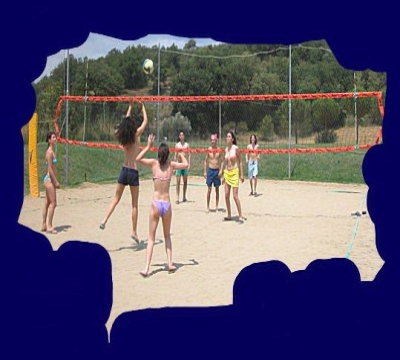 Attività sportive: campo da pallavolo