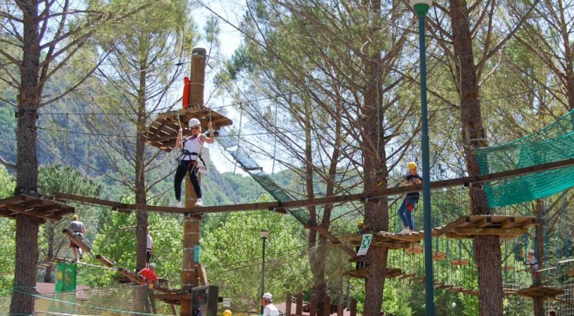 Percorsi avventura Activo Park a Scheggino