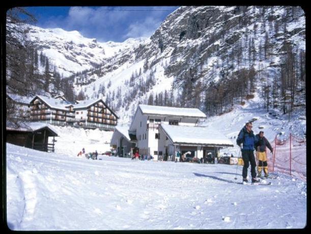 Accesso immediato su pista da sci 