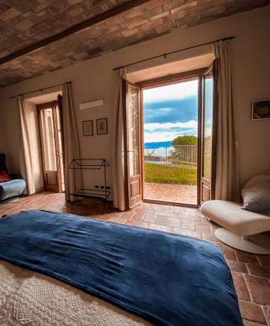 Villa fino 6 persone terrazza panoramica Lago Trasimeno