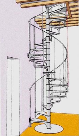 scala chiocciola liberty design umbria toscana