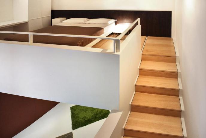 Camere con mansarda e salotto