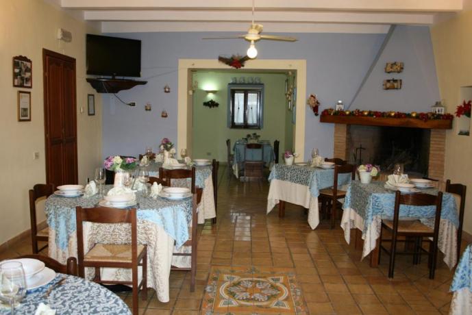 Ristorante con camino agriturismo in abruzzo per famiglie 