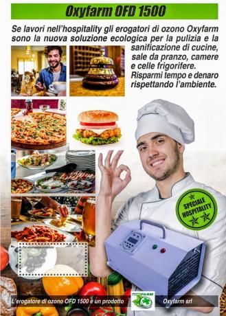 Osygen-OFD1500 Generatore di Ozono per Ospedali-Cliniche-Ambulatori-Mense
