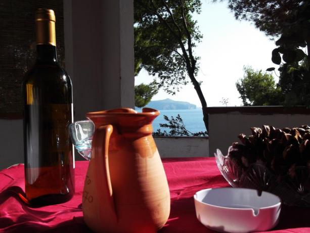 Bungalow a Palinuro con Veranda vista Mare