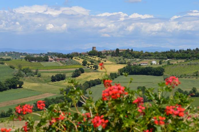 Splendida vista dal B&B, camere con bagno privato 