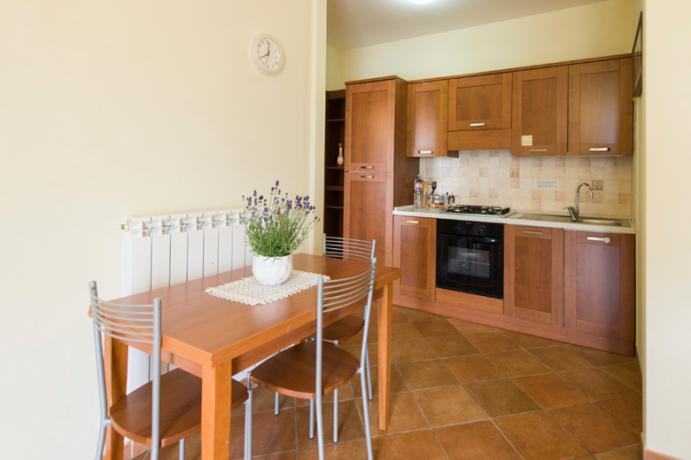 Cucina Appartamento Bilocale residence Ronciglione 