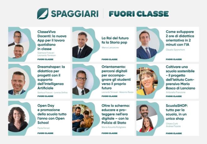 Spaggiari a Didacta: Polizia di Stato e Rai Cultura ospiti di Fuoriclasse