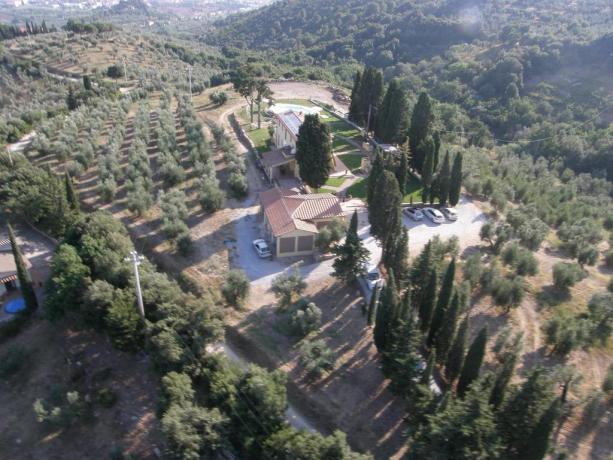 panoramica Antico Casale in Toscana