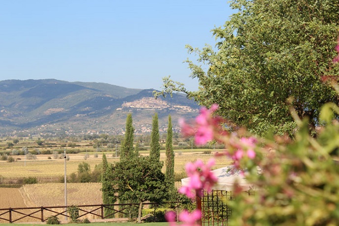 Vista della Valle dell' Agriturismo