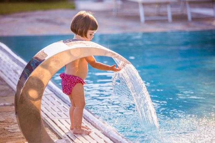 Piscina bambini in agriturismo vicino Firenze