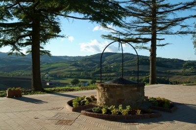 Cortile interno. Agriturismo nel verde dell'Umbria 