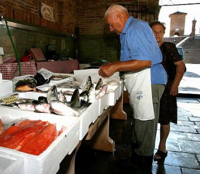 Fresh fish and local specialities in Comacchio