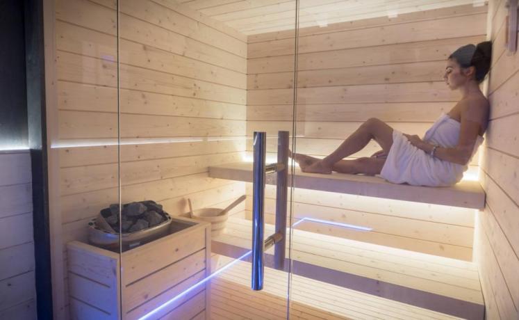 Sauna Finlandese esclusiva per la Coppia 