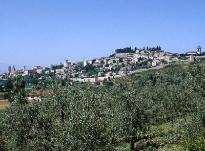 Vista panoramica di Spello