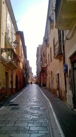 viale Atri vicino Roseto degli Abruzzi
