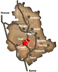 La mappa della zona