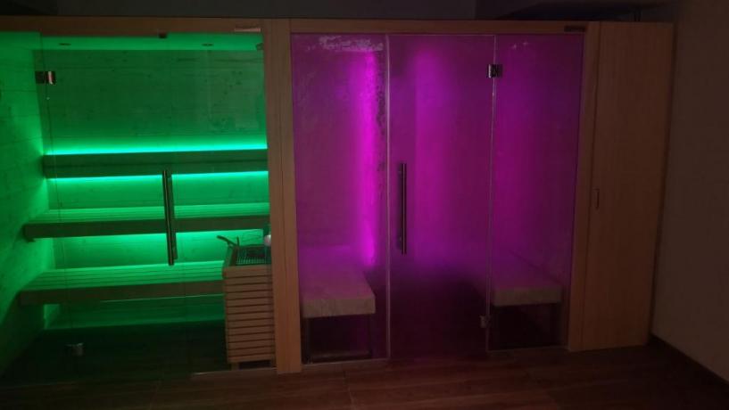 Sauna e Bagno Turco in Hotel4stelle Monte Amiata 