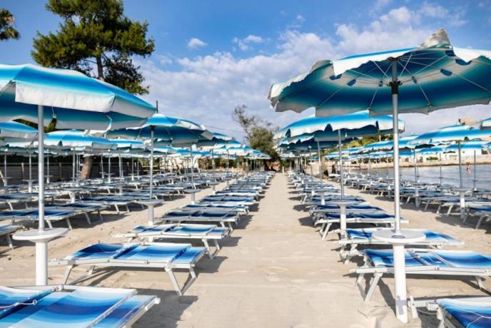 Spiaggia di sabbia fine resort