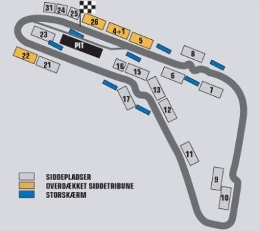 Map over the autodrome