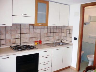 Cucina della villa bilocale